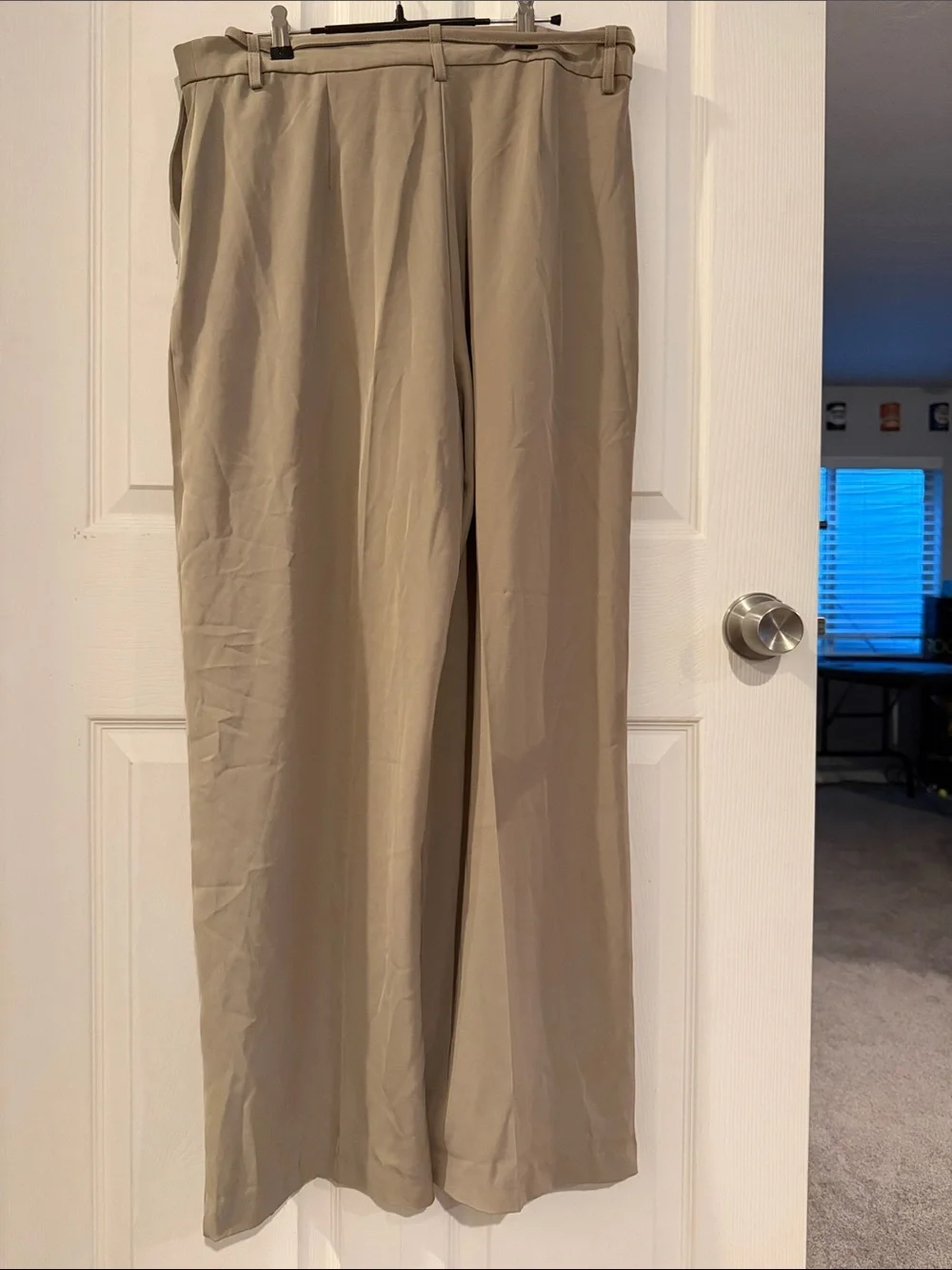 Wide-Leg women'sVERA MODA Dress Pants in Khaki - Untitled Brand